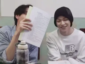 xuning biting the script paper 😭 || #foryou #revengedlove #tianxuning #ziyu #trending || revenged love behind the scene @ziyu0706 