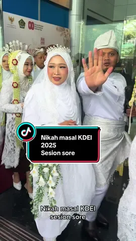 NIKAH masal KDEI 2025  sesion sore  mua &gaun mm@Jolin chen mua Taiwan  🙏🙏 @tiie968  🥰🥰 @Tessa tatarias 