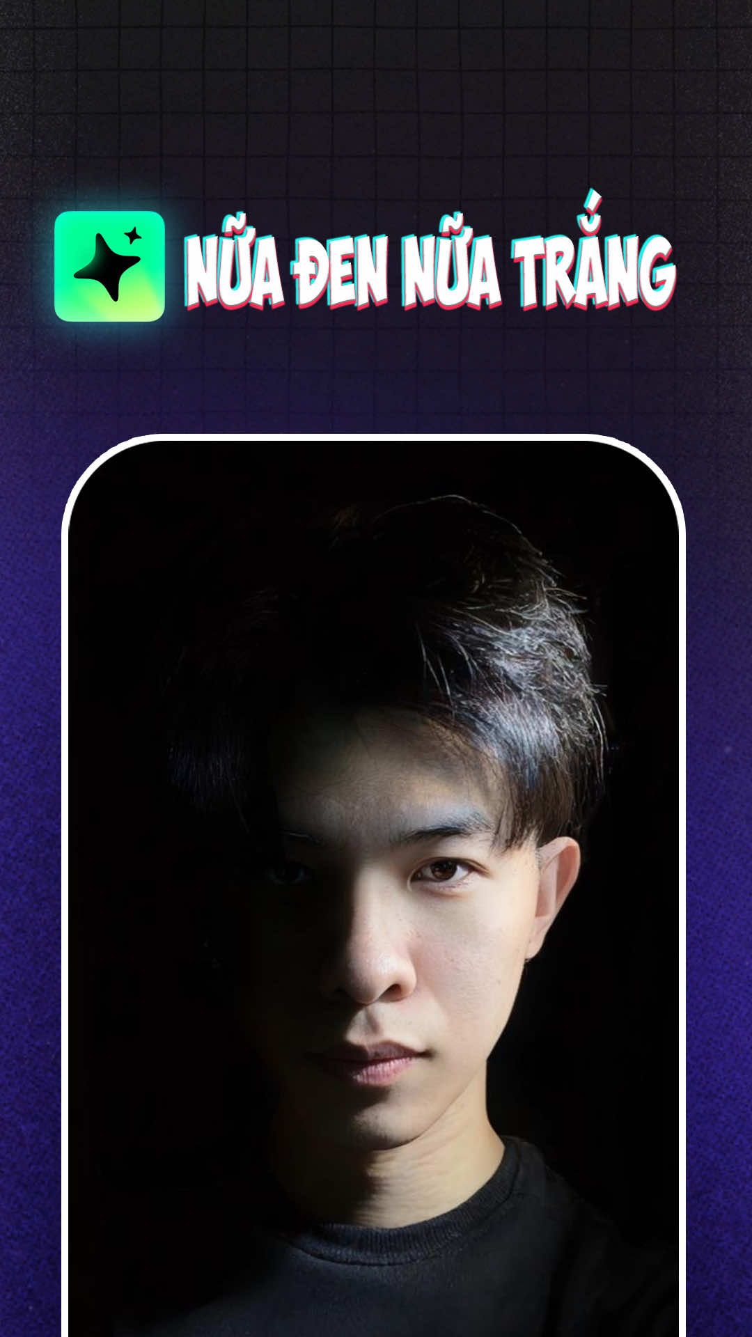 #LearnOnTikTok cách làm ảnh nữa đen nữa trắng ##vsorl0602##ThanhCongNghe##Hzmedia