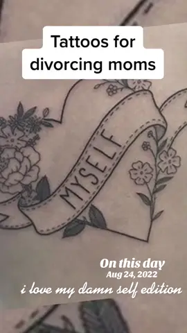 Celebrating your divorce with a tattoo. I’ve got you. #divorce #divorcecoachformoms #selflove #tattoo #divorcehealing  