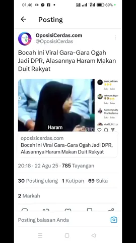 Bocah viral, gara2 gak mau jadi anggota DPR?...  Alasannya haram makan uang rakyat?...  #mulyadiharahap  #mh  #personalgrowth 