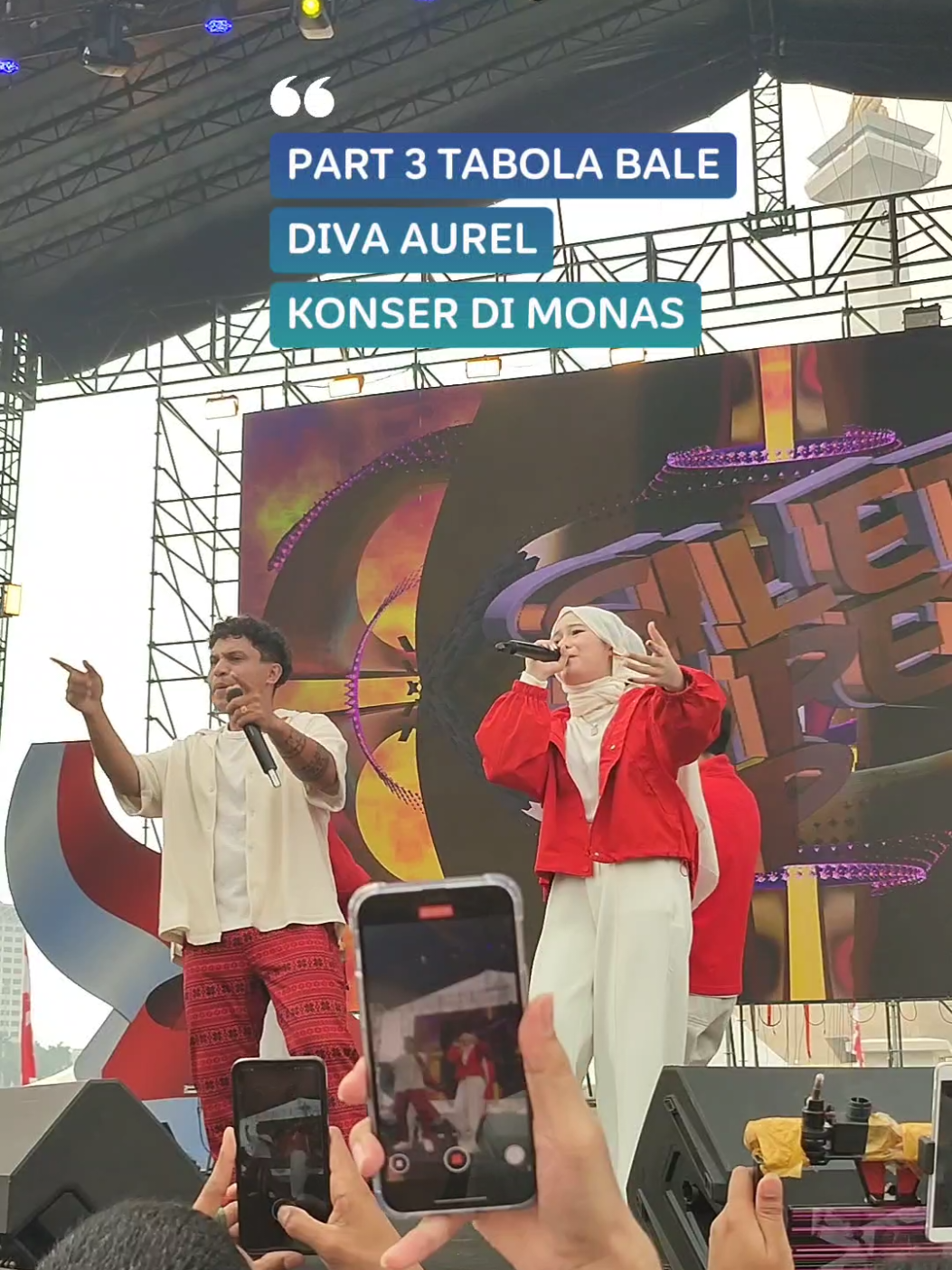 KONSER DIVA AUREL DI MONAS TABOLA BALE BIKIN PENONTON HEBOH @divaaurel2 @siletopenup #tabolabale #musikviral #musiktimur #fyp #viral 