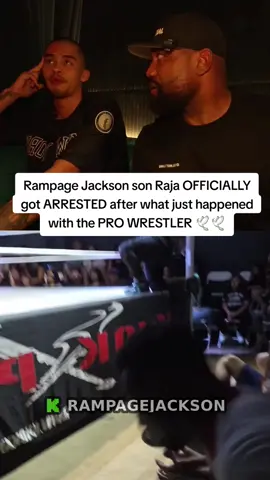 Rampage Jackson son Raja OFFICIALLY got ARRESTED after what just happened with the PRO WRESTLER #rampagejackson #UFC 
