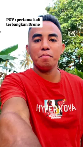 Baru pertama kali terbang kan drone @Tizer_Chille 