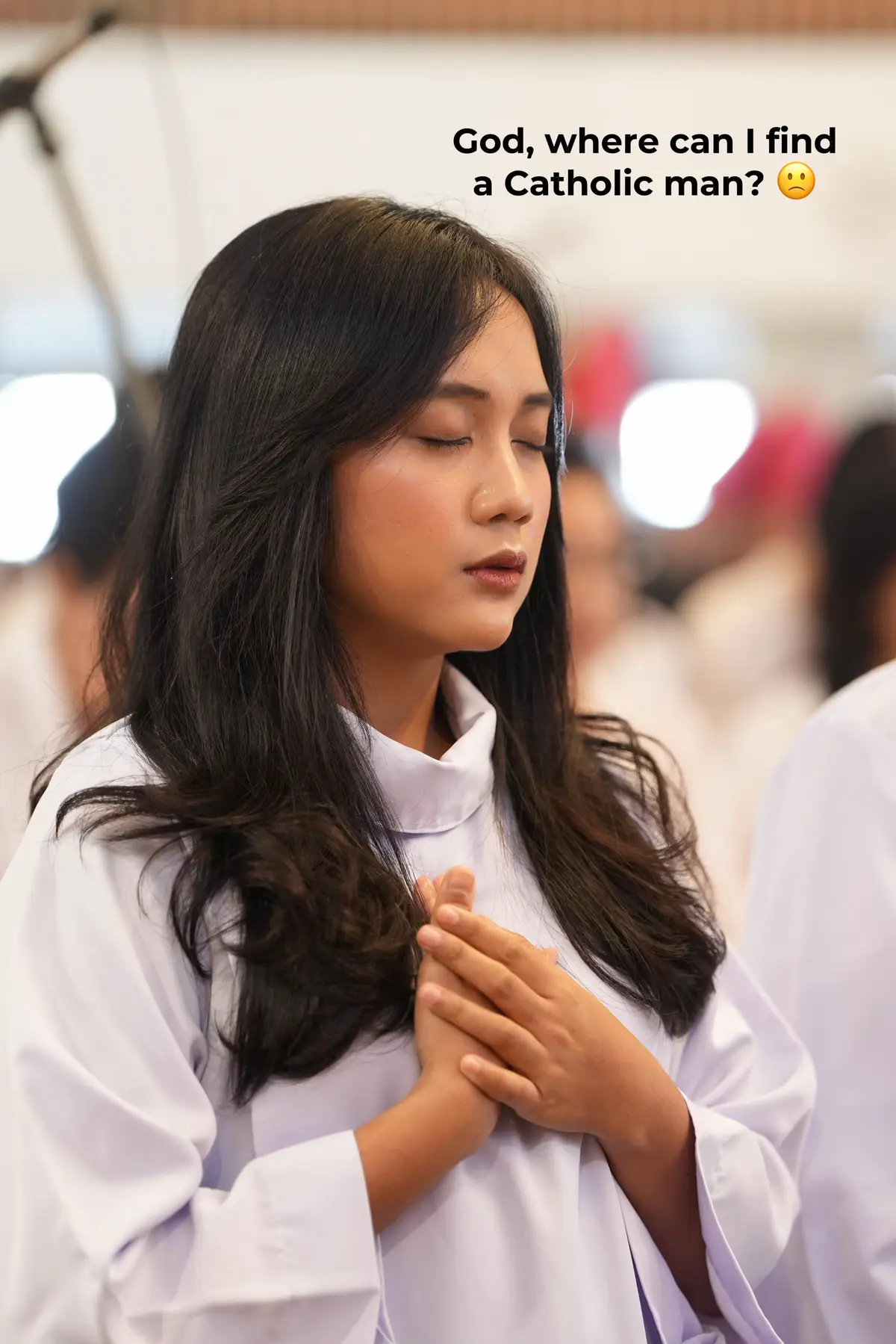 oh I wish I could find my Catholic man 🥹 #fyp #katolik #katolikindonesia #katolikku_keren #omkindonesia 