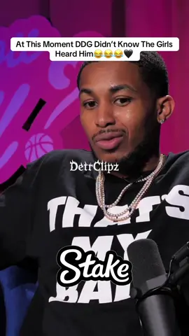 At This Moment DDG Didn’t Know The Girls Heard Him😂😂😂🖤#ddg #fyp 