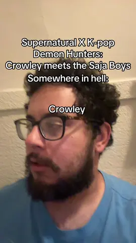 It’s a bit of a rush job, but I am preaching to the choir on this one #kpopdemonhunters #supernatural #sajaboys #crowley 