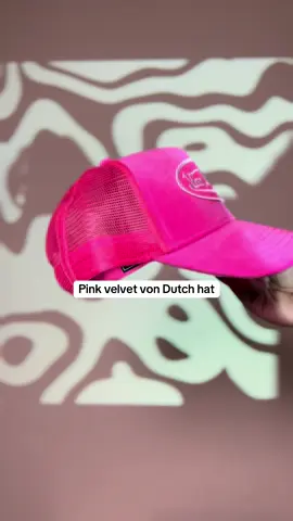 Velvet trucker hats #vondutch #vondutchhats #truckerhat #velvet 