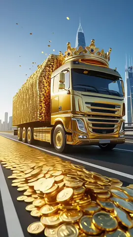 Claim it  All Yours 🪙🪙🚚 #ai #money #coin #satisfyingvideos #rich #gold #coins #luxury #richlife #travel #truck #traveltiktok
