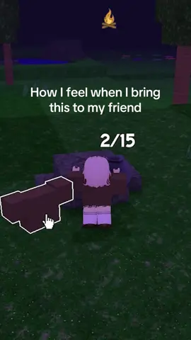I love to do it 😇 #roblox #robloxgames #robloxfyp #gameplay #99nightsintheforest 