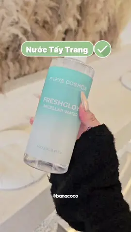 Nước tẩy trang được các bác sĩ da liễu khuyên dùng nè  #freyacosmos  #nuoctaytrangduongda  #banacocoreview  #thaylathichpicklatrend  #saleluongve 