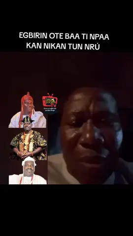 Egbirin ote baa ti npaa kan nikan tun nrú lori oloye. Sunday Adeyemo Igboho...Mi o bu Alaafin Oyo Oba Abimbola Owoade, Mio je ri oba fin alààyè ti oloye nṣe ninu foran yi ree