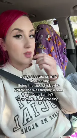 Being cheated on isn’t embarrassing. You loved. You trusted. You were loyal to the family you were building. None of that is shameful , that’s called integrity. What is embarrassing? Being the side chick who knew she was helping a man betray his wife and kids. Being so desperate for crumbs of attention that you settled for sneaking around in the shadows instead of demanding a real relationship. That’s not winning… that’s humiliating. 💡 Your reminder: •	His betrayal says everything about his character, not your worth. •	The shame doesn’t belong to the woman who was betrayed, it belongs to the man who lied and the woman who helped him do it. •	You don’t need to carry their mess like it’s yours. So no, you’re not the one who should feel embarrassed. That spotlight belongs to the people who thought destroying a family was something to brag about. 💔 If you’re ready to release the shame and rebuild your confidence after betrayal, watch my free training: The 3 Proven Steps to Heal After Betrayal (Even If It Feels Impossible). Find it in my biø ✨  Follow for healing and support. You are not alone 💕  #infidelity #betrayal #cheating #brokenheart #brokeninside  