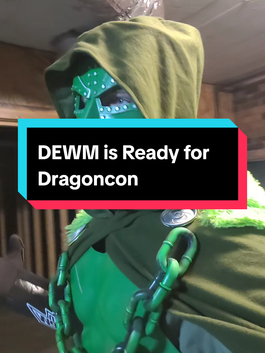 Dr. DEWM is ready for Dragoncon. #mountaindew #brandwars #dragoncon #marvel #drdoom @Dragon Con! 