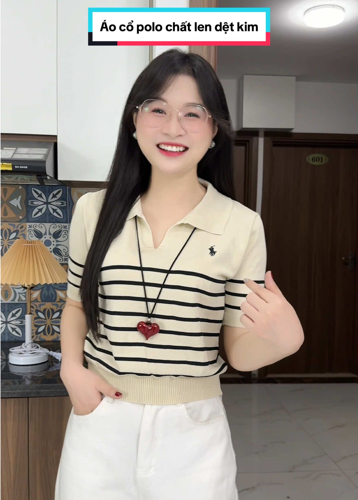 Áo xinh thêu ngựa xịn sò nha mí bà uiii  #aolendetkim #aodetkim #aolenpolo #aolencoctay #cogaimattit 
