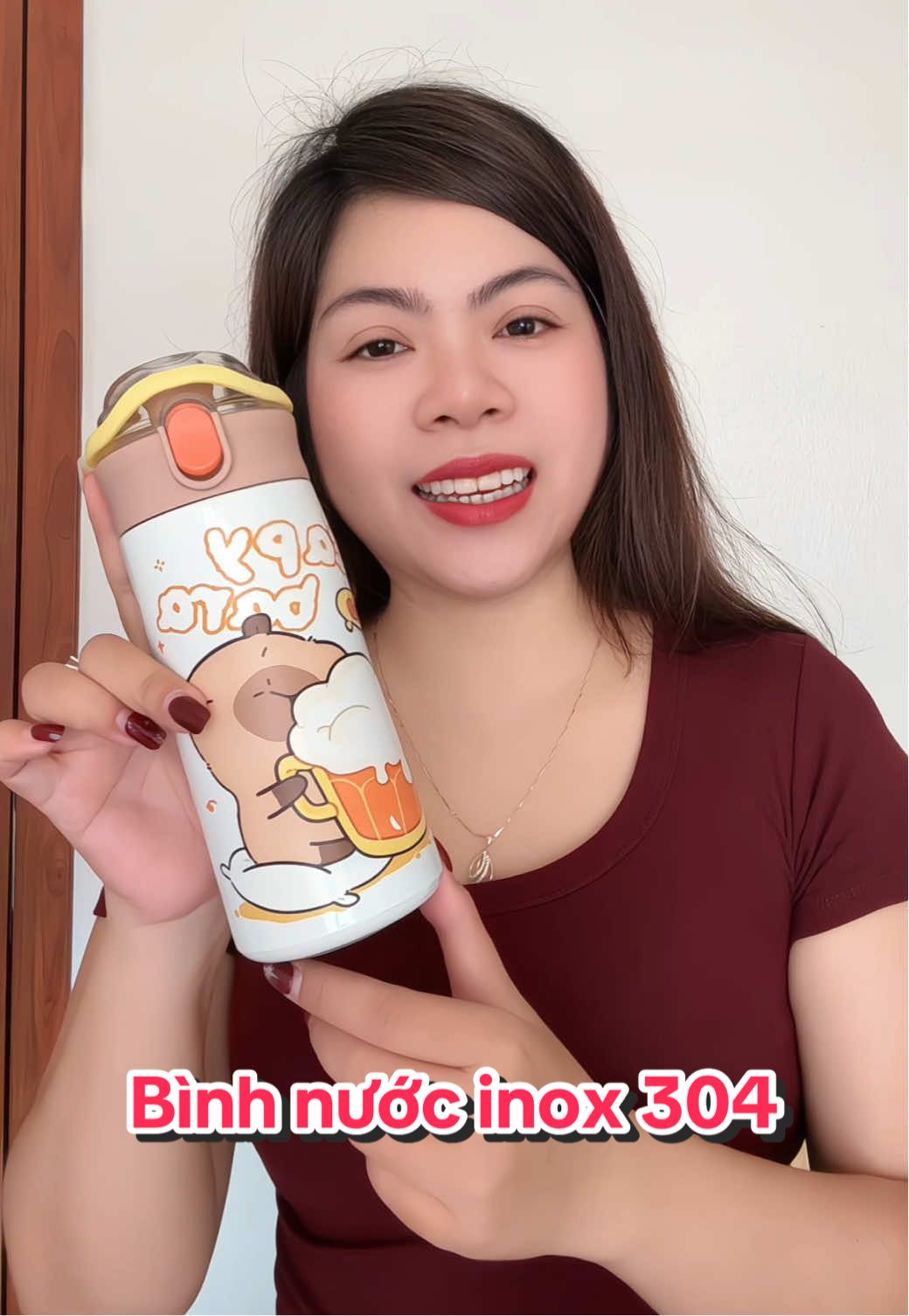 Bình nước giữ nhiệt cho bé đi học dung tích 500ml #hienori #nhacohienori #dodungchobe #mevabe #binhnuocgiunhiet #binhgiunhiet500ml #binhnuocchobe 