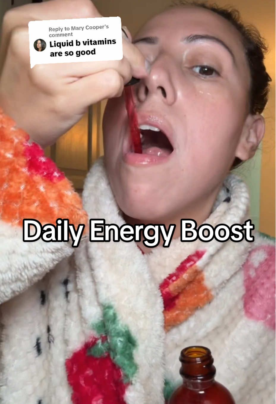 Replying to @Mary Cooper Clean, vegan B12 with B complex power. 💧 A simple drop that helps support steady energy, focus, and overall balance — without the crash. #b12 #bcomplex #energyboost #focussupport #dailywellness #veganwellness #naturalenergy Not intended to be medical advice. Consult with your healthcare provider. Results may vary