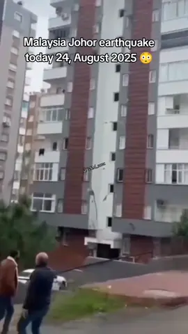 One minute you're living the best and the next you're on the top high rise residential property needing to be rescued during an #earthquake #malaysia #johor #johorbahru 