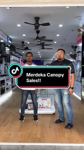 Merdeka Canopy Sales !! Discount sehingga 70% !!  Tunggu apablagi dtg ramai2 di My Alley Taman Desa sempena Merdeka Canopy Sales!! Dapstkan barangan elektrik rumah anda dengan harga yang berbaloi!  22Aug-7Sept 2025 Waze: My Alley SmartLiving #fyp #airconditioner #inverter #tiktokelektronik #canopysales 