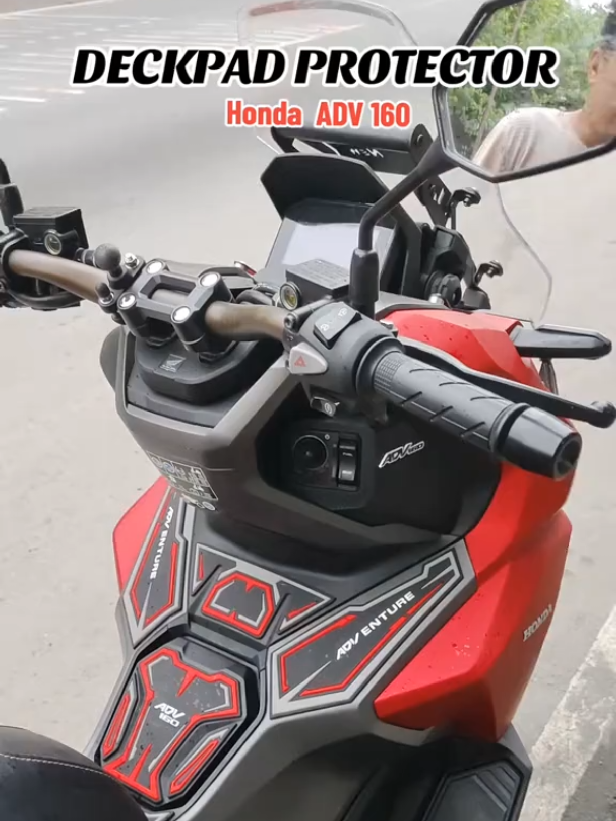 Protect your ADV 160 in style 🚴✨ Tank Pad Protector – scratch-proof, durable & a perfect fit! ❤️ #adv160  #tankpad  #MotorcycleProtector