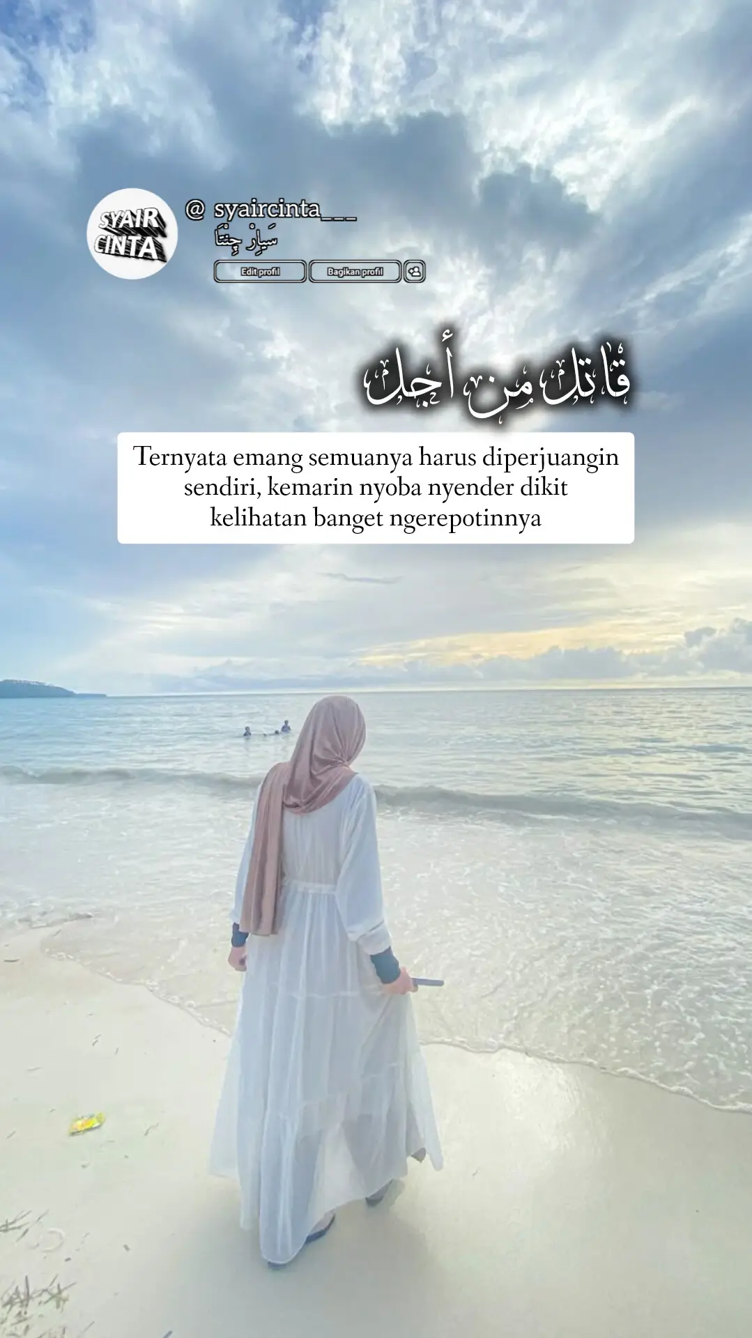 #syaircinta #syairarab #sadvibes #foryou #fyp 