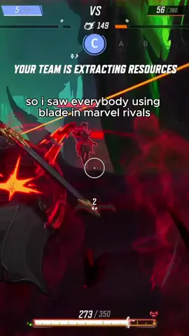 USING BLADE IN MARVEL RIVALS! #MarvelRivals #ResourceRumble #TheAbyssAwaken 