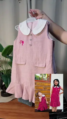 Barbie dress na bongga at pang malakasan tela palang ng dress na to mi ang gamda na #kids #barbie #dress #kidsfashion #kidsdress 
