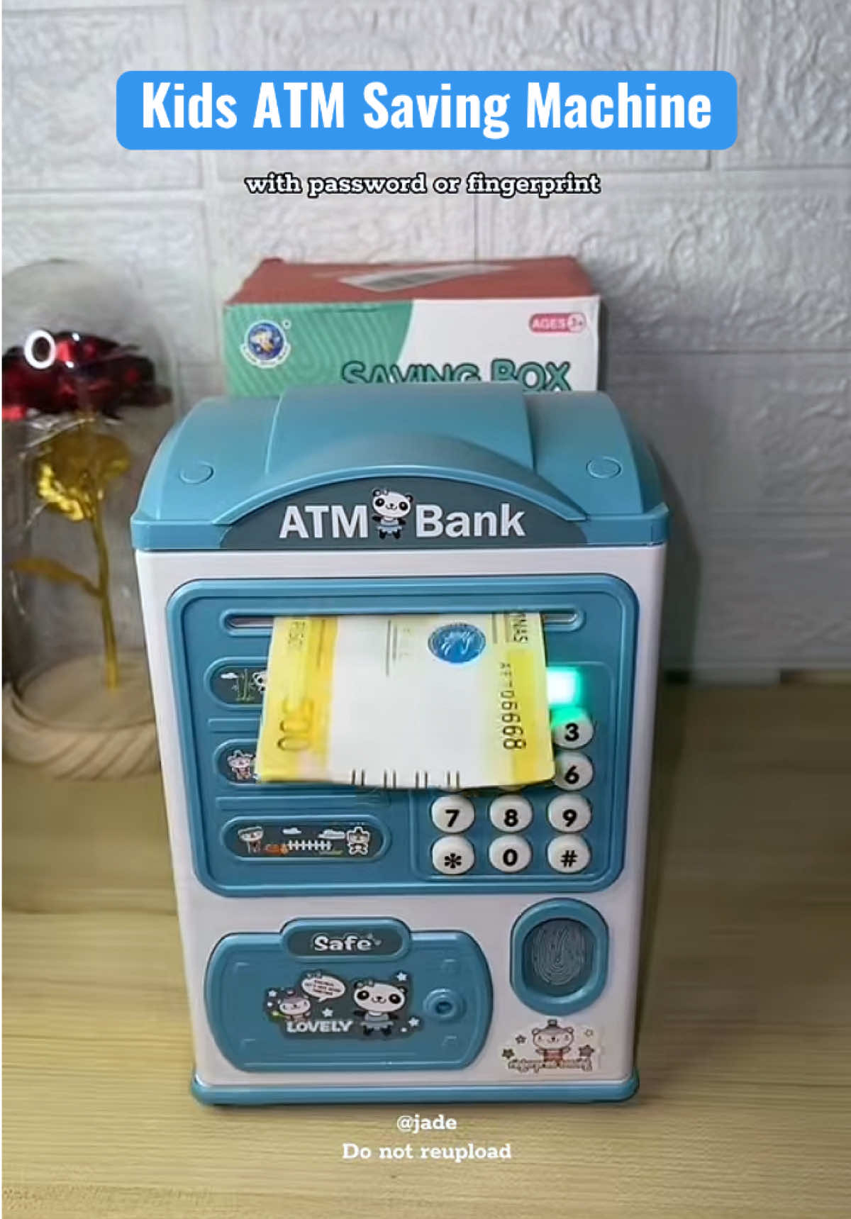 Must buy for our kids para matuto sila mag ipon habang bata pa. #kidssavingmachine #atmmachine #atmbank #savingbox #giftideaforkids 