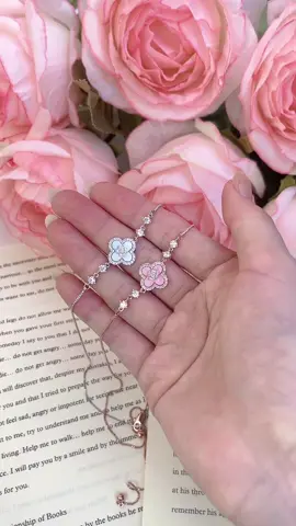 Sakura Cleef Necklace🌸✨#fyp #jewelry #necklace #tiktokmademebuyit #foryoupage❤️❤️ 