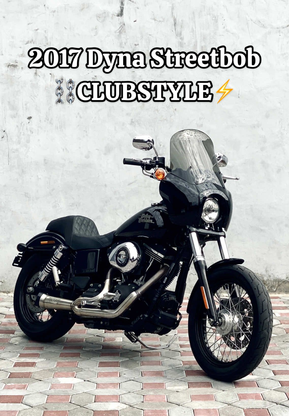 For Sale  Harley Davidson Dyna Streetbob Tahun 2017 ABS  VIN Checked  Odo 10rb miles Twincam 103ci  Fairing Clubstyle  2in1 TBR Exhaust Ban Original Harley Davidson Michelin d/b  Raiser Nicecnc Oli mesin & primary baru Ready to use 🔥 Lokasi Yogyakarta  Rp 270.000.000,-  WA 087767635663  #harleydavidson #clubstyle #dyna 