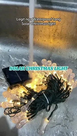Waterproof Solar Christmas lights  Outdoor Christmas decor #solar #solarchristmaslights #christmasdecor 