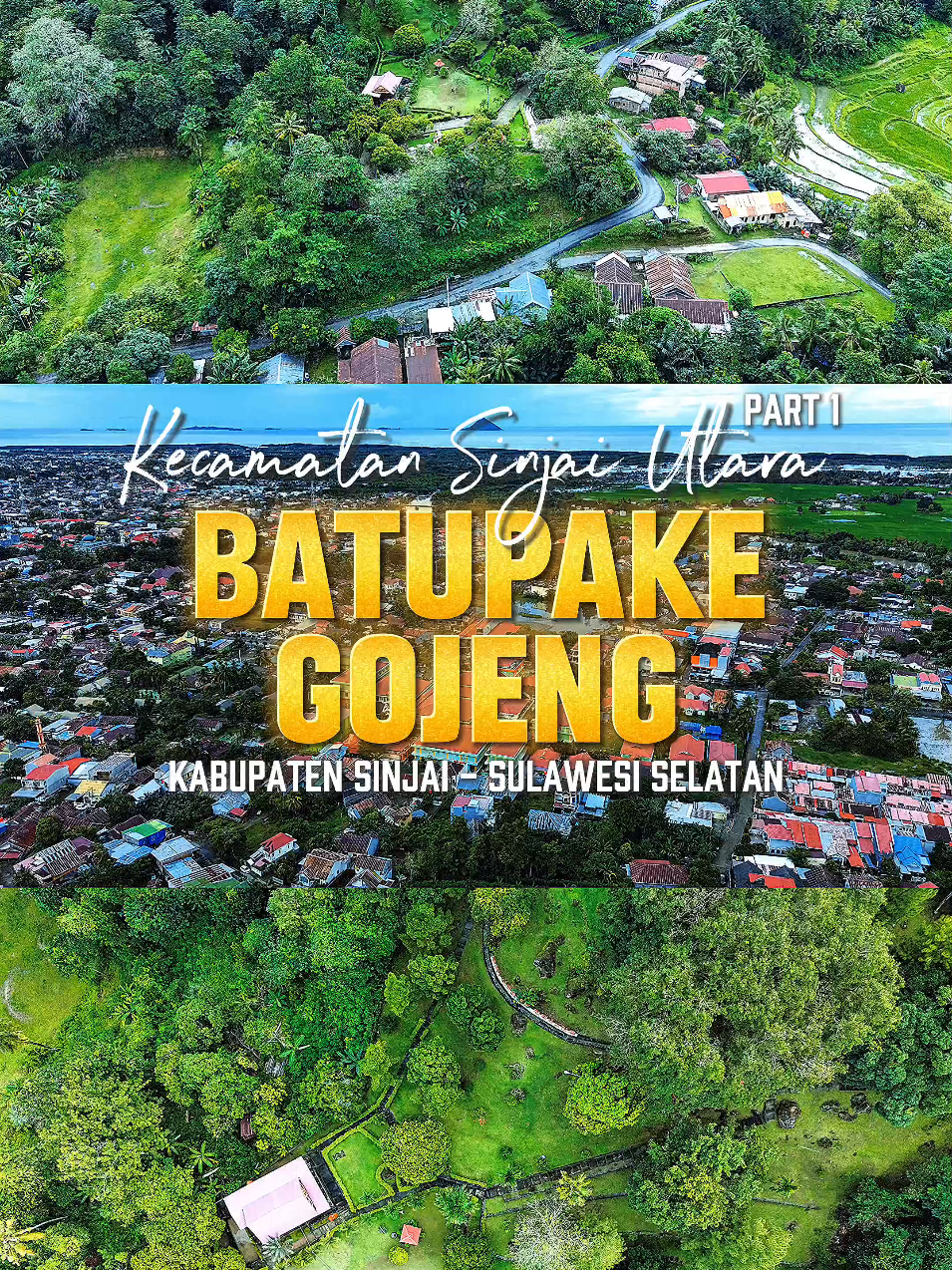 Bagian 1 | Taman Purbakala Batupake Gojeng Batupake Gojeng adalah satu tempat ikonik Kabupaten Sinjai. Dari taman purbakala sekaligus tempat wisata ini, kita dapat menikmati keindahan alam kota Sinjai. Khusus bagi yang merindukan kota Sinjai dari daerah petantauan, selamat mengenang masa-masa indah di kampung halaman. #drone #sinjai  #bugissulawesi #perantaubugis #kampunghalaman   Musik / lagu latar: Mauni mole bukku toni