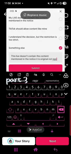 Part 3 Join us on the #journey to #expose @TikTok on their #discriminatory #suppression amplification tactics against our JayLilRose Collection® brand this isn't static content and the product is clearly shown so now what's the excuse 🤔 #liveaction 