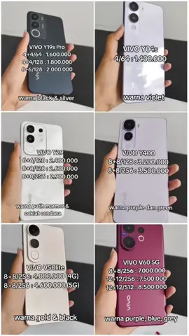 Pricelist vivo terbaru ❤️🔥 #vivoindonesia  WA:0857-3907-3037 ~ AYU