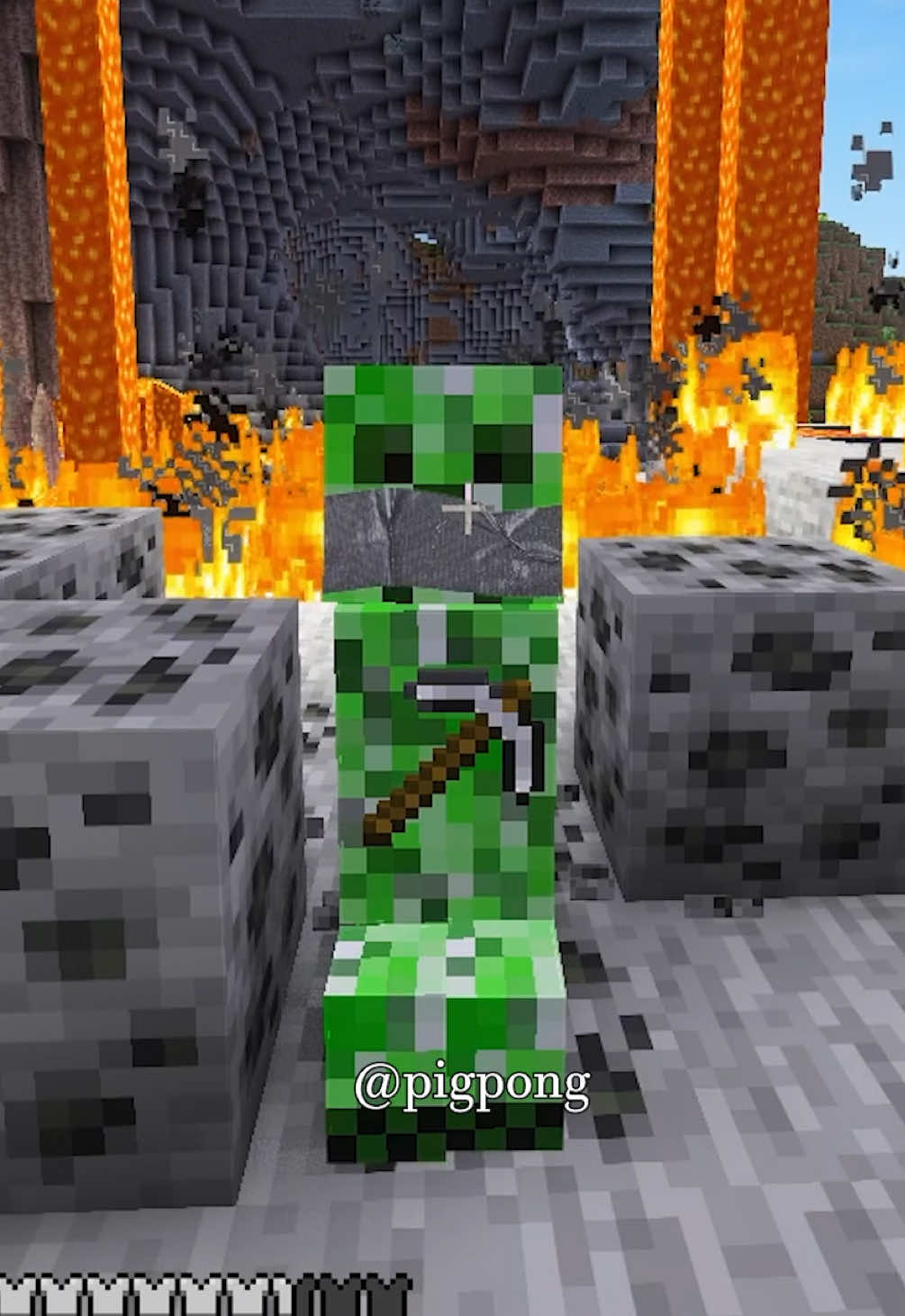 The correct response 💀 #Minecraft 