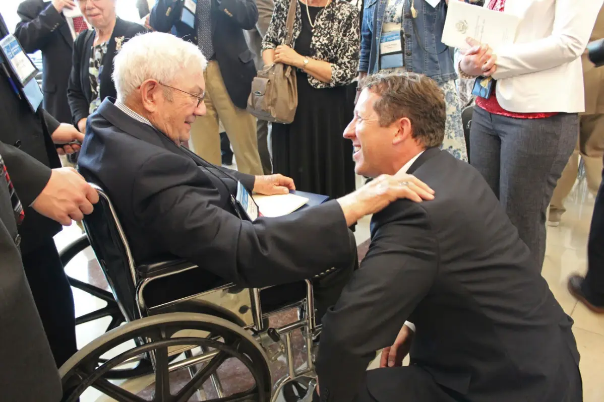 ✈️🇺🇸 A True American Hero Donald McPherson, the last surviving U.S. fighter ace of World War II, has passed away at the age of 103. Serving as a Navy pilot in the Pacific, he bravely flew F6F Hellcats off the USS Essex, downing five enemy planes and earning the title of “ace.” Beyond the war, he dedicated his life to family, faith, and community in Nebraska—helping build local youth sports, serving as a Scoutmaster, and giving back in countless quiet ways. His legacy reminds us that courage doesn’t end on the battlefield—it continues in how we live, serve, and love others. Rest in peace, Donald McPherson. Your story will never be forgotten. 🙏 #WWII #Hero #History #Respect Danny The Man Parker On YouTube