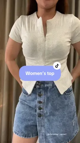 Tops for women #topsforwomen #doublezippertop #riyatops 
