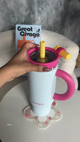 newest large capacity straw tumbler from @Civago.ph 🩵💗✨  #civagophilippines #civagoph #sippytumbler #fyp #strawtumbler 