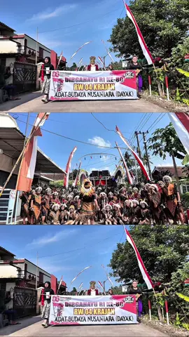 Terima kasih kak @AR untuk kostum dayaknya,pemuda RW kita jadi kompak bajunya. @akbar mukahfi  @DESA TAMANSARI 