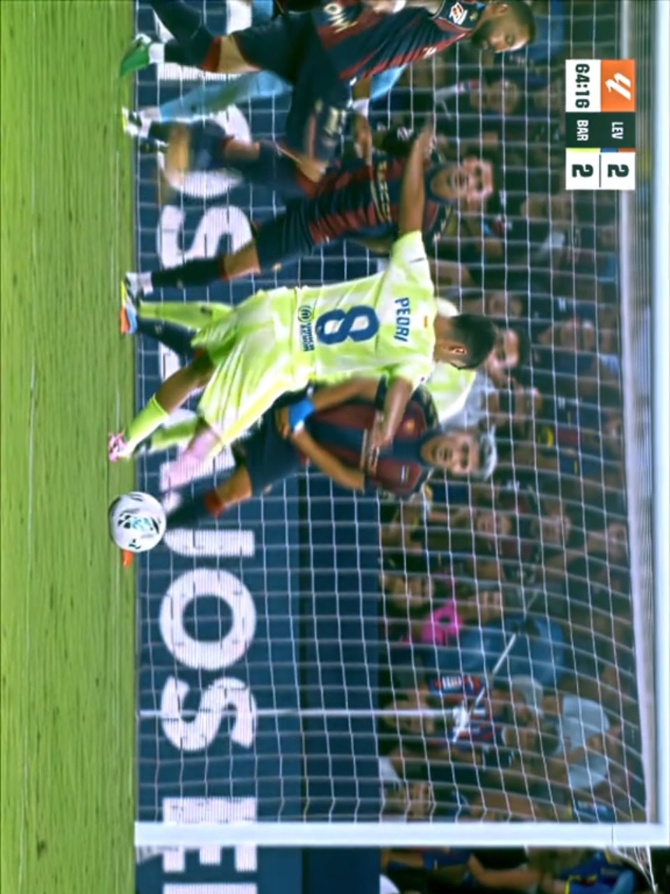 Pedri Goal in 4K HDR #pedrigonzalez #fcbarcelona 