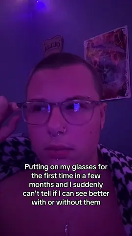 I’m horrible at wearing my glasses #viral #trending #relatable #glasses 