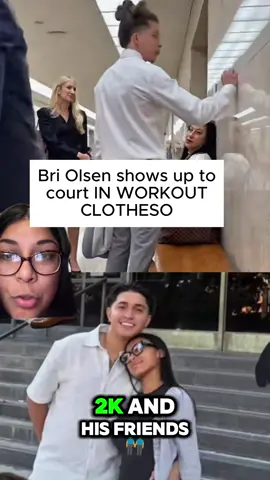 Bri Olsen showed up to court serving nothing… I thought she was rich 😭😭  #briolsen #2kbri #briolsencourt #greenscreen 
