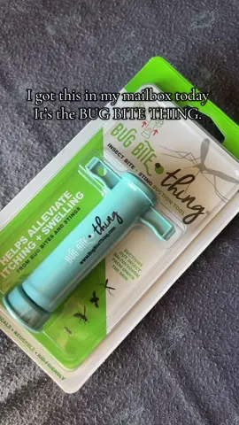The BUG BITE Thing sucks the saliva out of your bite and it takes away the itch! Also it helps remove the splinters! #bugbitething #bugbites #momhacks #summerhacks 