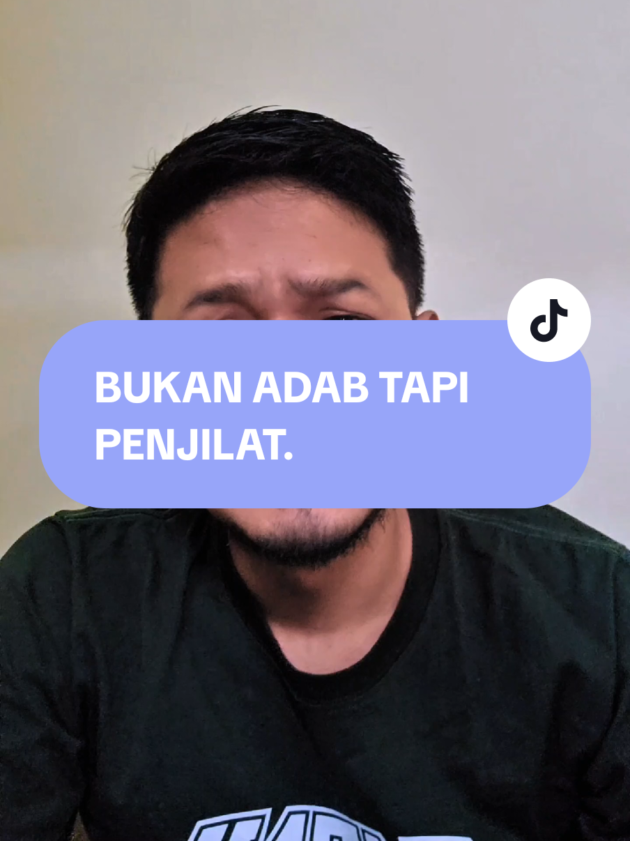 maaf itu bukan adab ya. #haha 