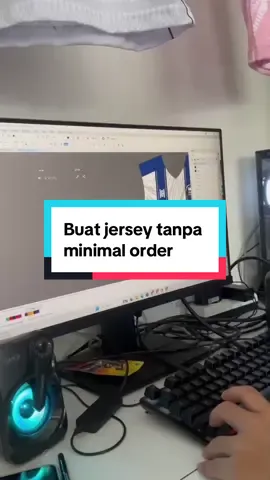 No ribet, no minimal order! Cukup pilih desain → kita cetak → jadi jersey kerenmu  #jerseyprinting #jerseycustom 