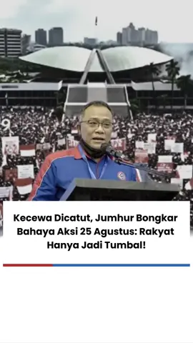 Jagat maya mendidih! Ajakan turun ke jalan dengan slogan Bubarkan DPR pada 25 Agustus 2025 mendadak viral. Namun, ada satu masalah besar, siapa sebenarnya otak di balik aksi ini?. Tokoh buruh sekaligus Ketua KSPSI, Jumhur Hidayat, terang-terangan menolak aksi ini. Alasannya jelas, tidak ada penanggung jawab, tidak ada isu utama, dan rawan ditunggangi elit politik. Kalau tidak jelas penanggung jawabnya, ini rawan rusuh dan rakyat hanya dijadikan korban pertarungan elit politik!. Pertanyaan besar pun muncul, apakah aksi ini murni suara rakyat, atau hanya skenario untuk mengguncang stabilitas bangsa?. Jumhur memperingatkan keras, jangan sampai buruh dan rakyat kecil dijadikan tameng untuk kepentingan segelintir elit yang haus kuasa. Karena yang dikorbankan bukanlah DPR, bukanlah penguasa, tapi rakyat sendiri yang akan menanggung luka dan kerugian. Jangan mau ditipu gerakan tanpa wajah!. Aksi 25 Agustus ini bisa jadi hanyalah jebakan politik untuk menunggangi kemarahan rakyat. Dan pertanyaannya sekarang, apakah Anda siap menjadi pion dalam permainan mereka?.