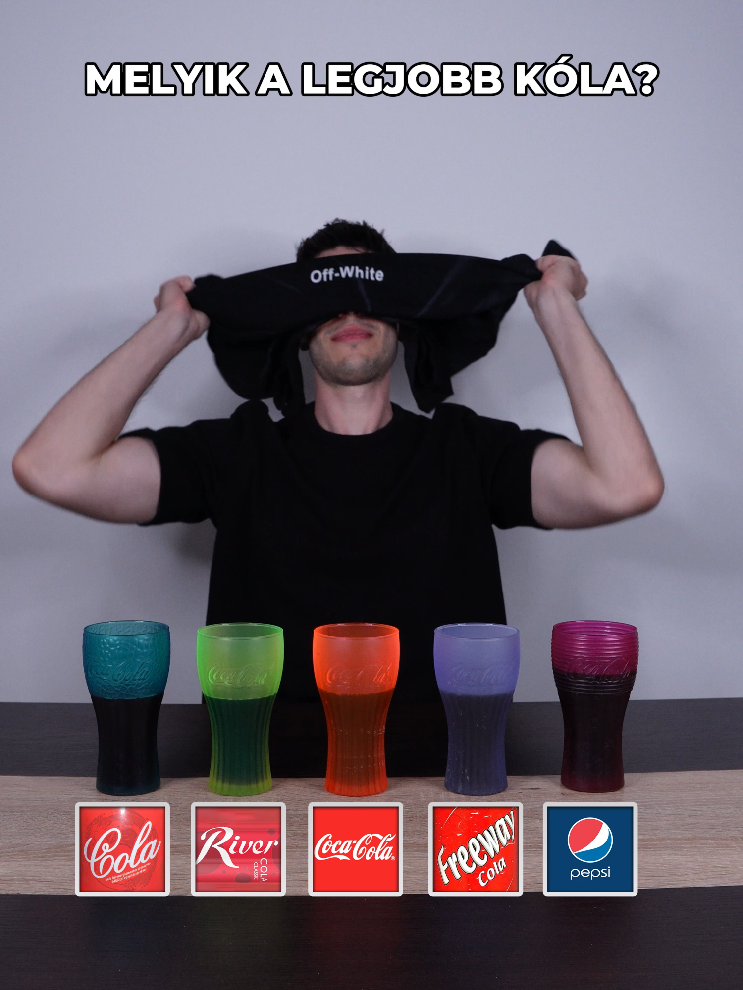 Melyik a legfinomabb Kóla? 🤔🥤💸 #brigád #cocacola #top5 #tastetest
