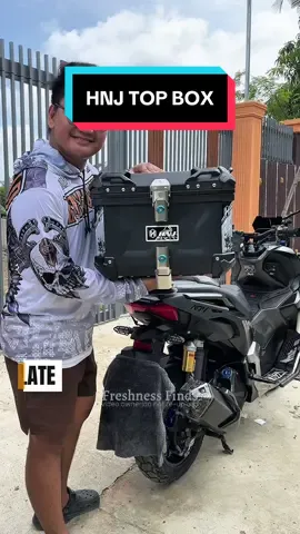 HNJ Motorcycle Top Box #hnjtobox #topbox #hardplastictopbox #motorcycletopbox #riders 