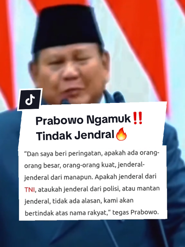 ‼️Prabowo Ngamuk Di Gedung Dpr Tindak Jendral🔥 #fyp #presidenprabowo #tniindonesia🇮🇩 #dprri #trending 