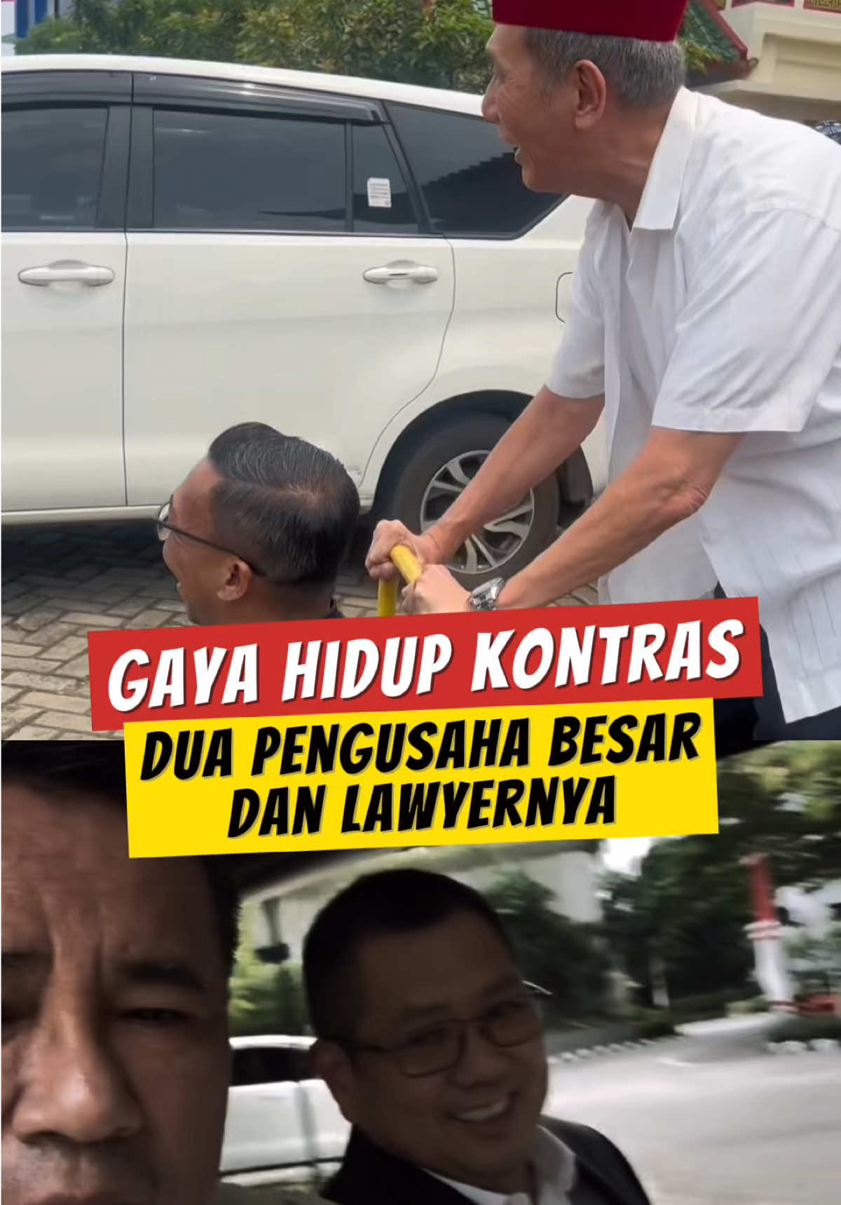 Yang gugat pake kaos oblong, makan siomay di kaki lima. Yang digugat pake jas, naik boogie car, makan mewah di gedung tinggi. Kira-kira siapa yang menang? Babah Alun cuma bilang: “Kebenaran bisa aja kalah… tapi nggak mungkin salah.” #jusufhamka #konglomerat #pengadilan #sultan #fyppppppppppppppppppppppp 